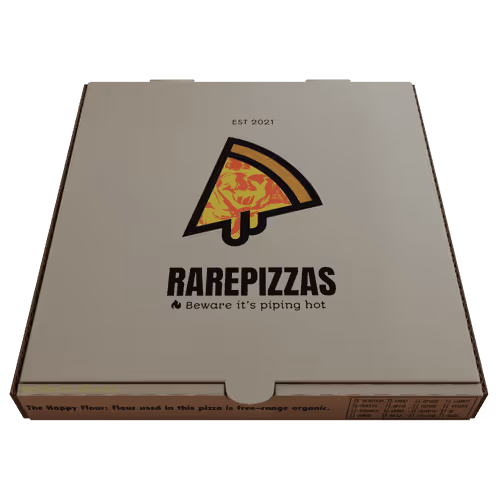 Rare Pizzas Box