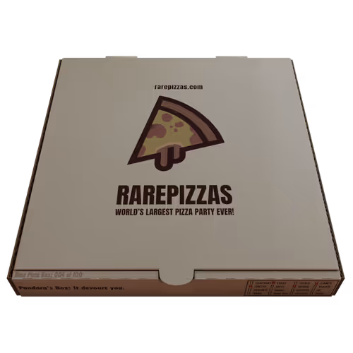 Rare Pizzas Box