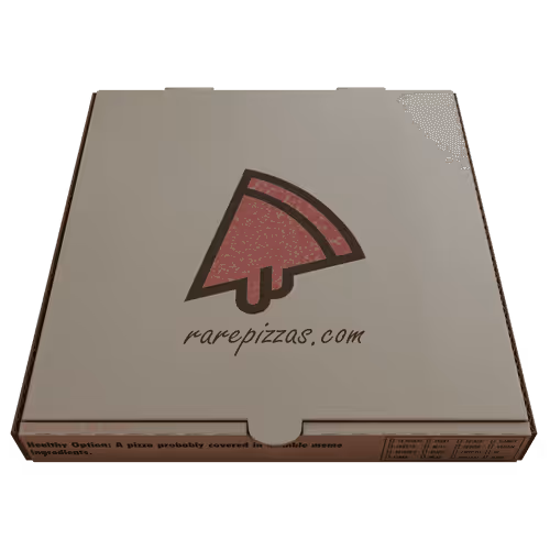 Rare Pizzas Box