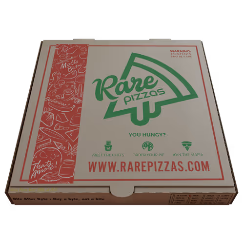 Rare Pizzas Box