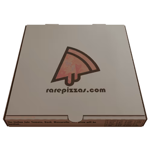 Rare Pizzas Box