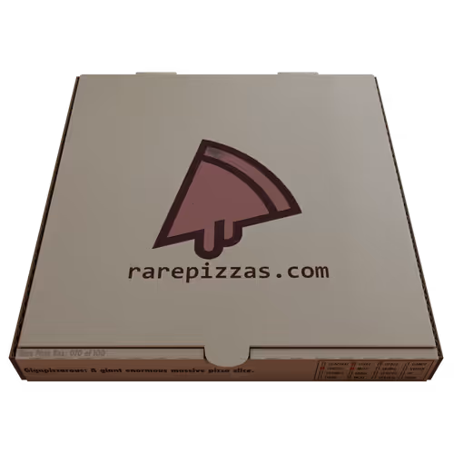 Rare Pizzas Box