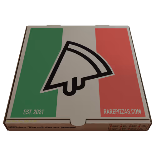 Rare Pizzas Box