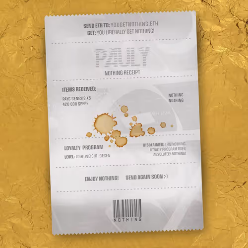Nothingreceipts