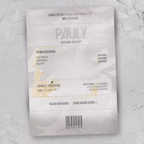 Nothingreceipts