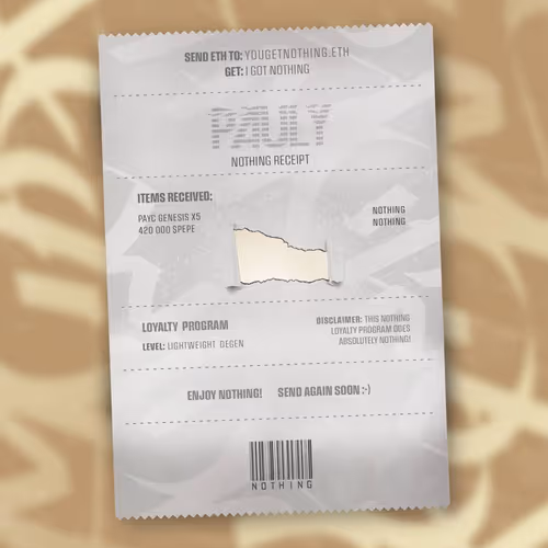 Nothingreceipts