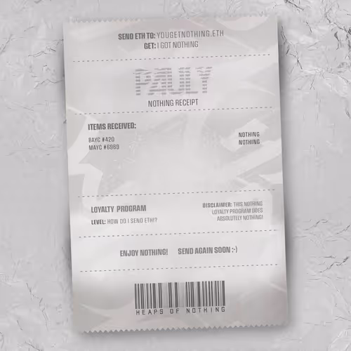 Nothingreceipts