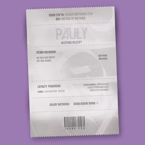 Nothingreceipts