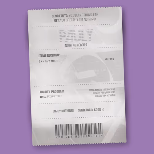 Nothingreceipts