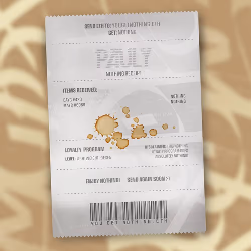 Nothingreceipts