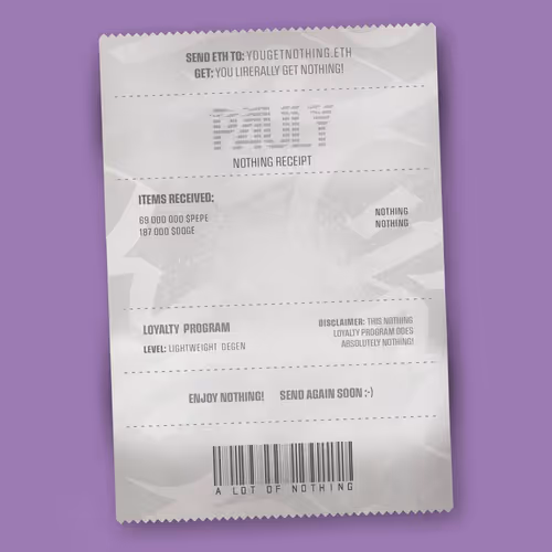 Nothingreceipts
