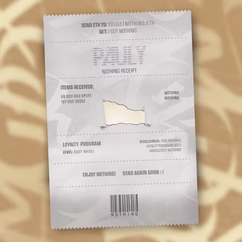 Nothingreceipts