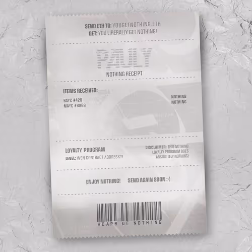 Nothingreceipts