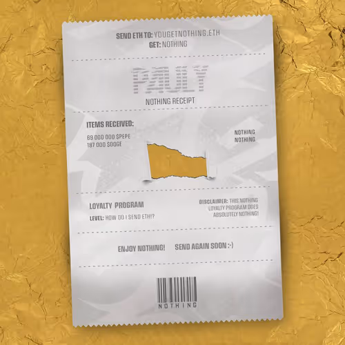 Nothingreceipts