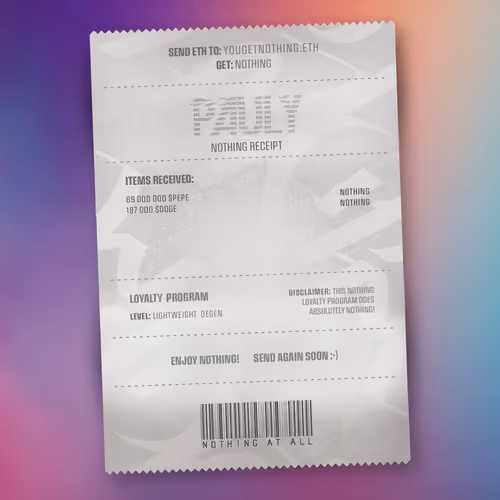 Nothingreceipts
