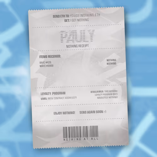 Nothingreceipts
