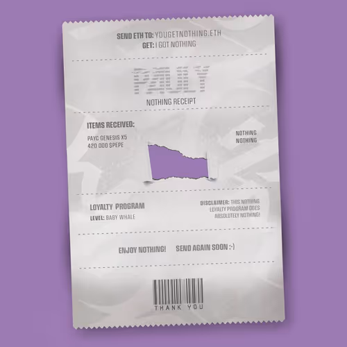 Nothingreceipts