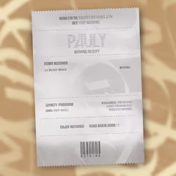 NOTHING Receipt #3253