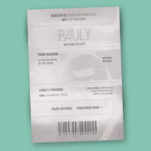 Nothingreceipts