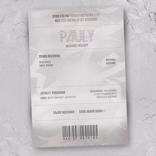 Nothingreceipts