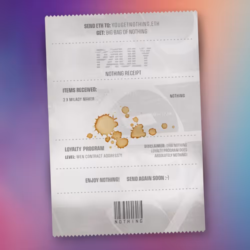 Nothingreceipts