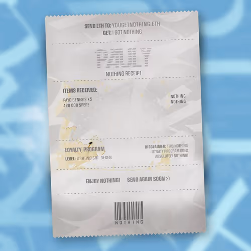 Nothingreceipts