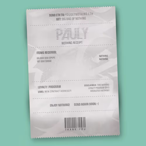 Nothingreceipts