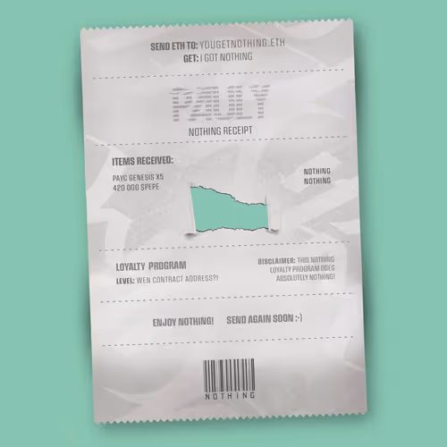 Nothingreceipts