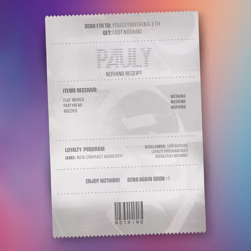 Nothingreceipts