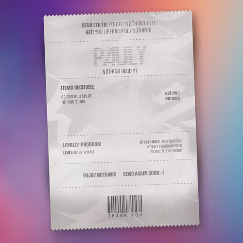 Nothingreceipts