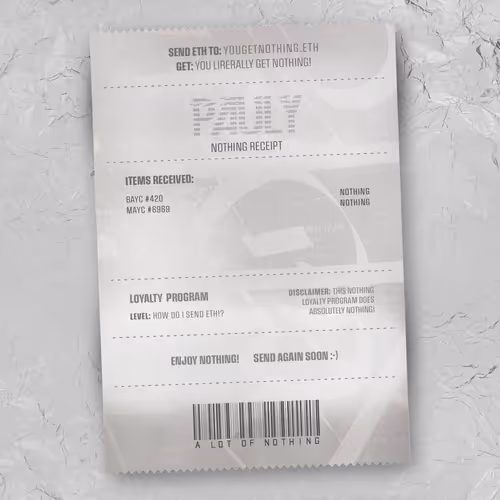 Nothingreceipts