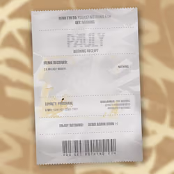 NOTHING Receipt #4918