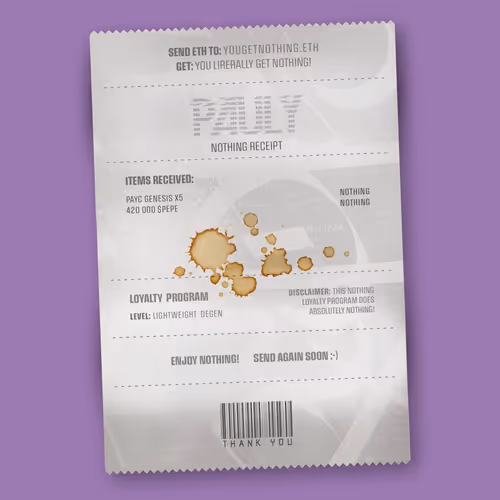 Nothingreceipts