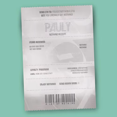 Nothingreceipts