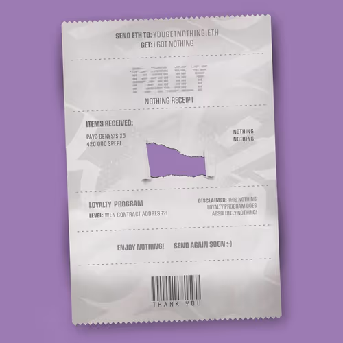 Nothingreceipts