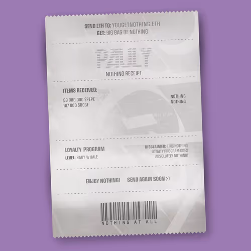 Nothingreceipts
