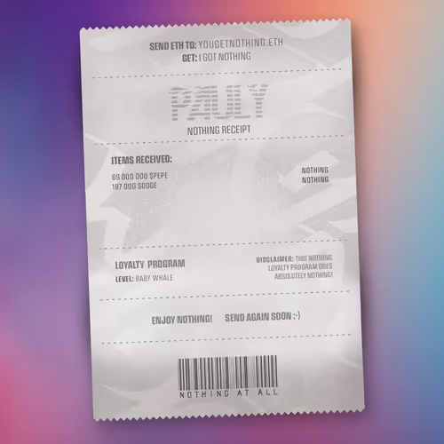 Nothingreceipts