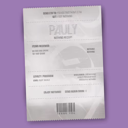Nothingreceipts