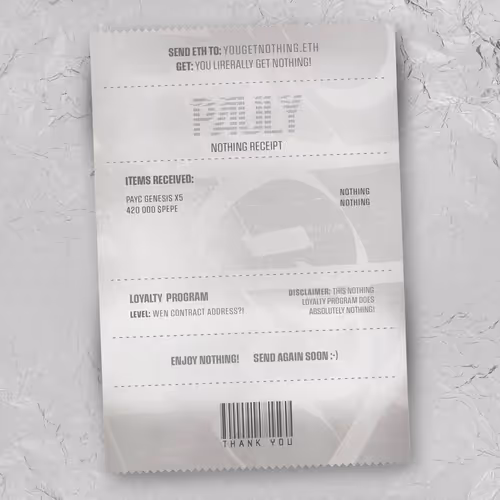 Nothingreceipts