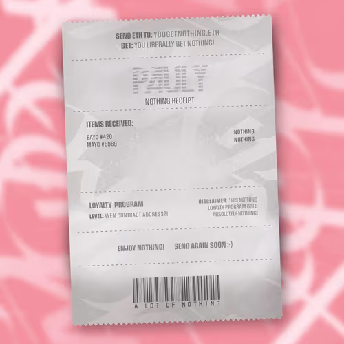 Nothingreceipts