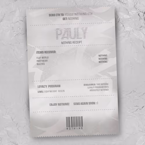 Nothingreceipts