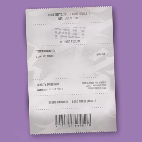 Nothingreceipts