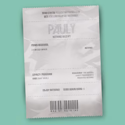 NOTHING Receipt #342