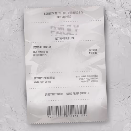 Nothingreceipts