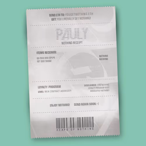 Nothingreceipts