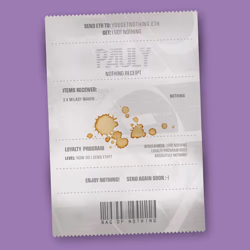 Nothingreceipts