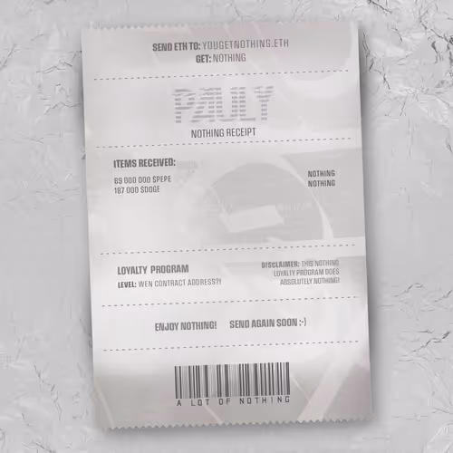 Nothingreceipts
