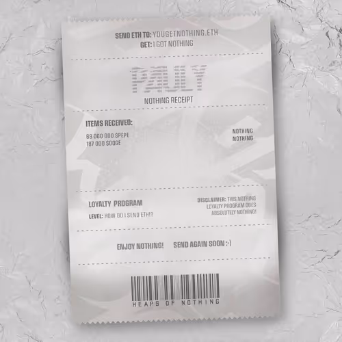Nothingreceipts