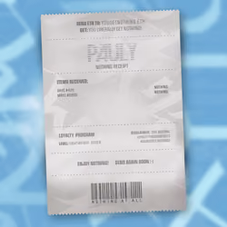 NOTHING Receipt #2115