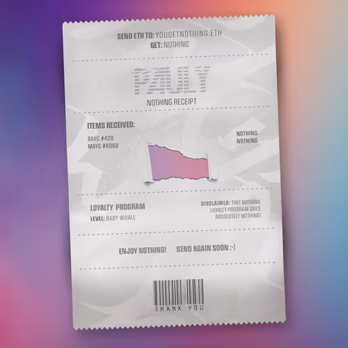 Nothingreceipts